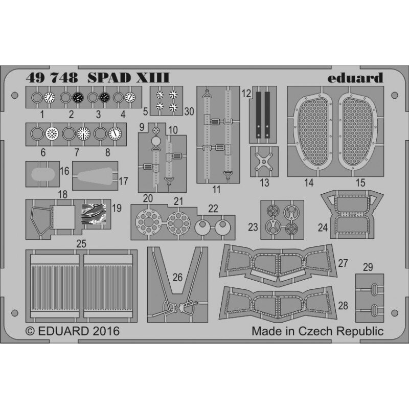 SPAD XIII (diseñado para ser utilizado con los kits de Revell)