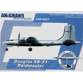 Douglas XB-31 Raidmaster. Also includes BONUS kits of the Vultee XP-54 Swoose Goose Curtiss XP-55 Ascender and Northrop XP-56 Bl