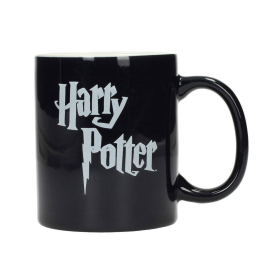  Harry Potter Taza Logo B&W