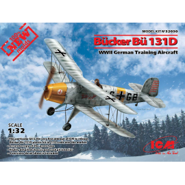Bucker Bu-131D Segunda Guerra Mundial Aviones de entrenamiento alemanes (moldes 100% nuevos) Este kit en particular es el primer