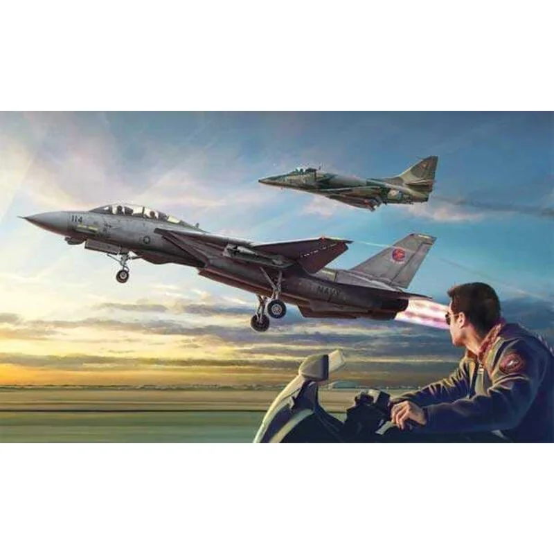 Maqueta Revell F-14 A TOMCAT TOP GUN con 1001hobbies (Ref.03865)