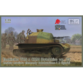 Maqueta TKS Polish Tankette with machine gun (includes 2 figures) (for July release)