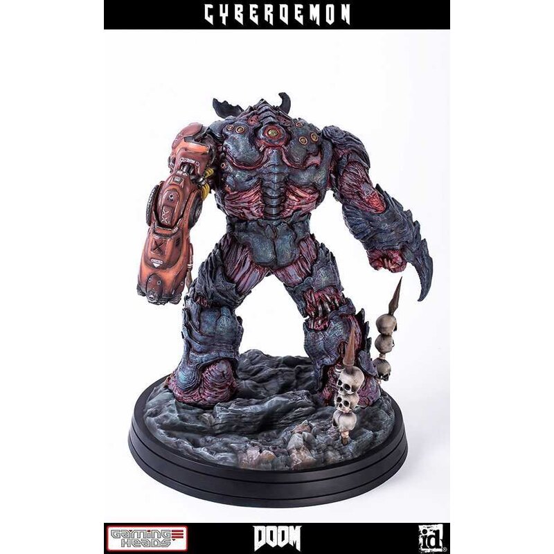 Doom Cyberdemon Statue Statue by Gaming Heads