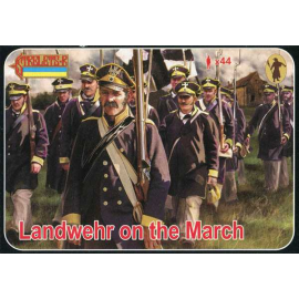 Figuras Landwehr on the March (Napoleónica)
