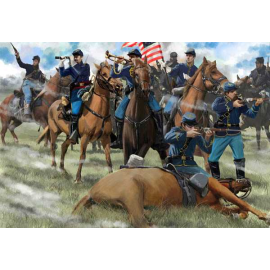 Figuras US Cavalaria Gettysburg de la unión (ACW / era americana de la guerra civil)