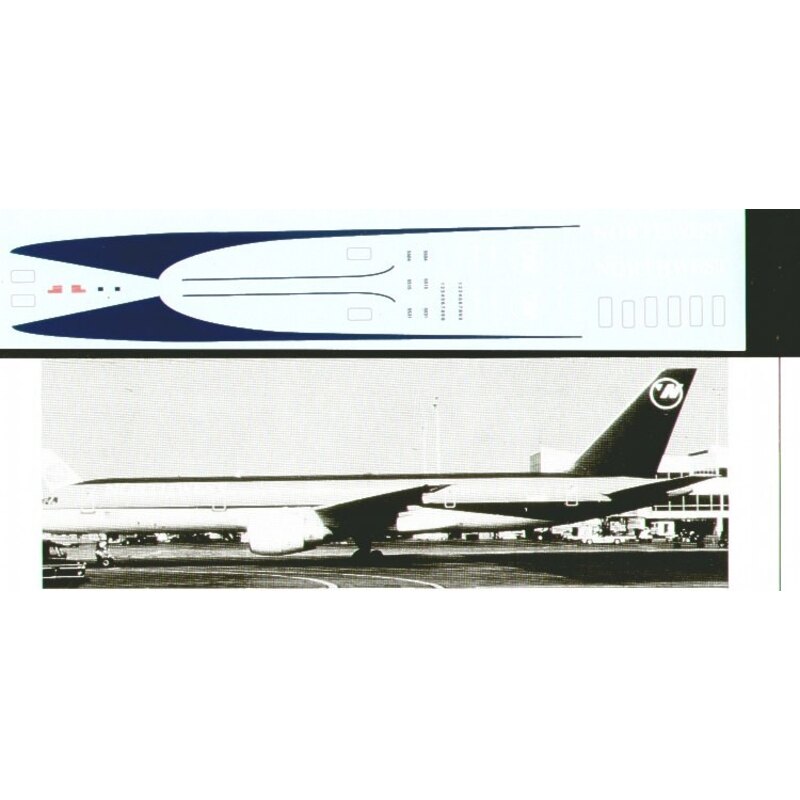 Douglas DC-9-50 NORTHWEST 1995 Experimental 1995 Lt Grey Scheme