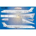 MD-80 Detail sheet. Inc windows doors inspar panels etc (diseñado para ser ensamblado con maquetas de Minicraft and Revell)