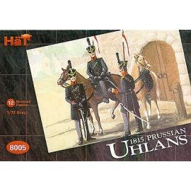 Figuras Napoleonic Prussian Uhlans. 12 mounted figures with litweka and shako.