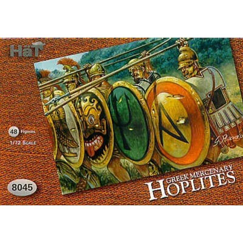 Greek Mercenary Hoplites 48 figures (without weapons)