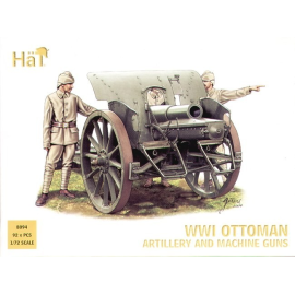 Figuras 4 x WWI Ottoman Artillery and machine guns. Description - 4 cannons 8 machine guns and crew. Consists of 10.5cm Field Ho