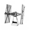 MetalEarth: STAR WARS TIE FIGHTER 6.5x6x7.3cm, modelo de metal 3D con 2 hojas, sobre tarjeta 12x17cm, 14+