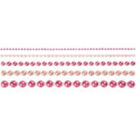  Medias Perlas, medidas 2-8 mm, rosa, 140stdo