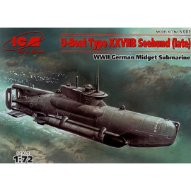 Maqueta U-Boat Type XXVIIB Seehund late version midget submarine