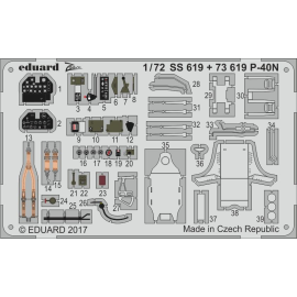 Aero L-39ZA Fin de semana (autoadhesiva) (diseñado para ser utilizado con los kits de Eduard)