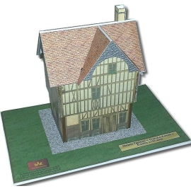 Maqueta de edificios Modelo Casa Típica Franco Condado
