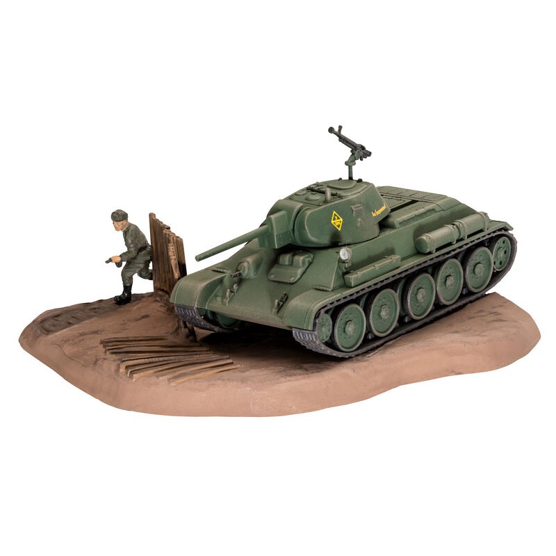 Maqueta Revell Modelo soviético T-34/76 1940 con 1001hobbies ()