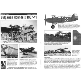  Calcomanía Bulgarian National Insignia/Roundels 1937-1941 44 National Insignia/Roundels for various types