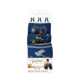 Harry Potter pack 3 pares de chaussettes Ravenclaw