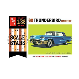 Maqueta Ford Thunderbird 1960 Techo rígido