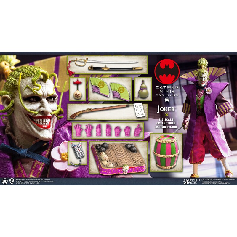 Figura Star ace toys Batman Ninja 1/6 Mi película favorita Joker Deluxe...