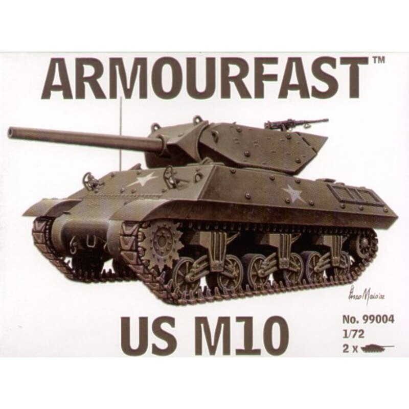 Armourfast M10 US Tank Destroyer: the pack includes 2 snap together tank kits