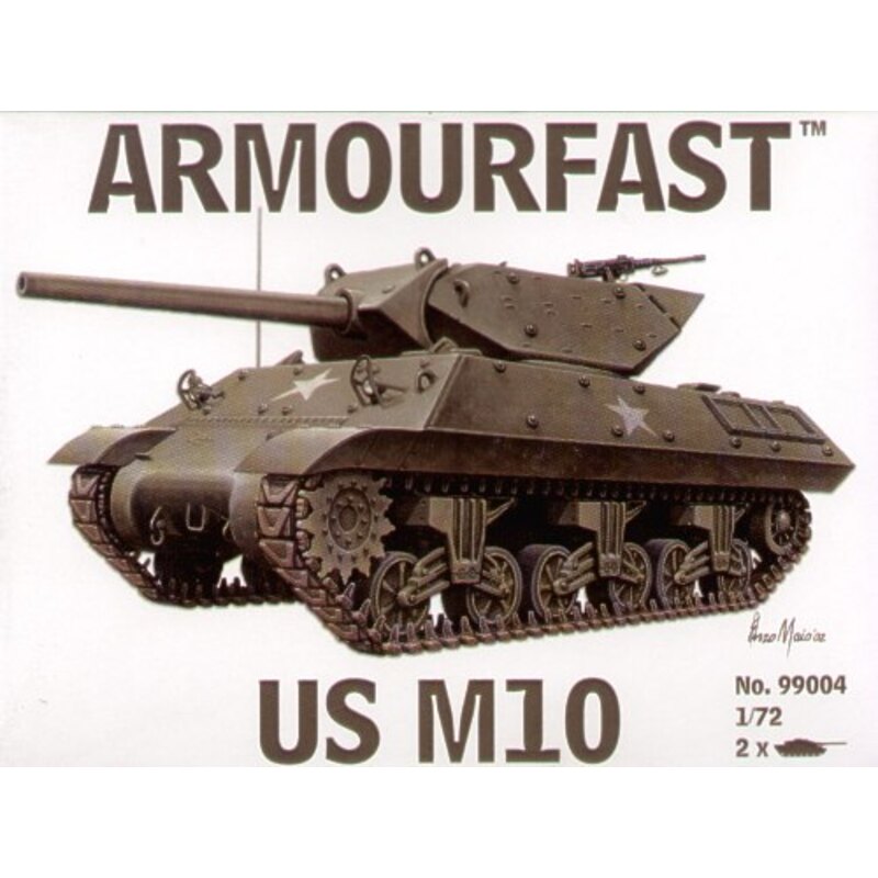 M10 US Tank Destroyer: the pack includes 2 snap together tank kits