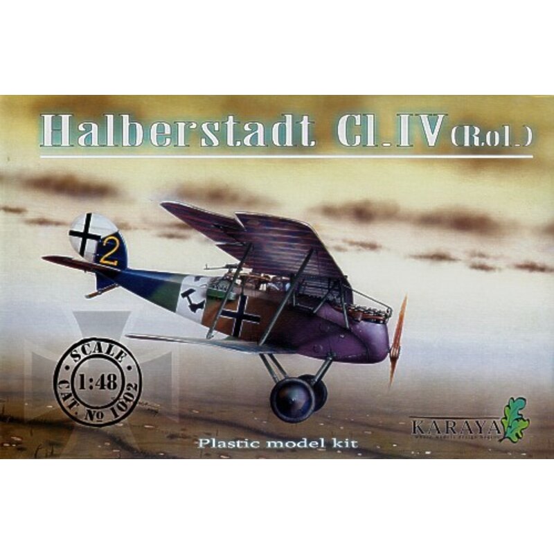 Halberstadt Cl.IV (Rol.) - second series made by Roland factory long fuselage. - 2 German painting schemes.