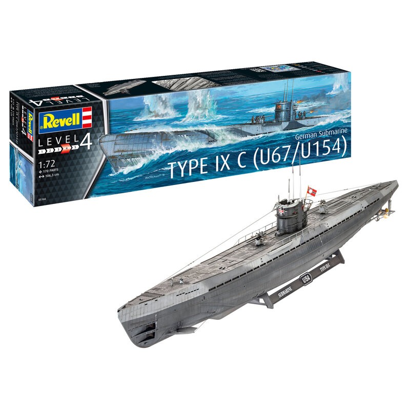 Maqueta de submarino: Tipo XXI alemán - Revell - Calle De Las Maquetas