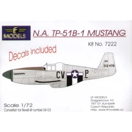 TNorth American P-51B-1 Mustang conversion (diseñado para ser ensamblado con maquetas de Revell RV4133)