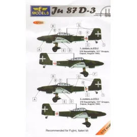 Junkers Ju 87D-3 Stuka Italian Air Force (designed to be sued with Fujimi and Italeri)