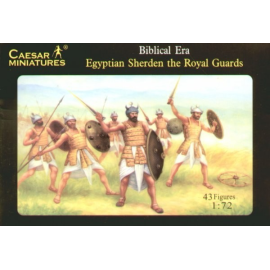 Figuras Egyptian Sherden Warriors and the Royal Guard