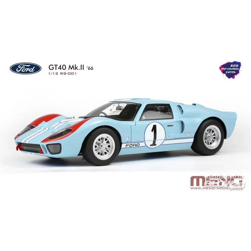 Kit para montar e pintar - FORD GT40 Mk.II' 66 – escala 1/12