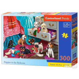  Cachorros en el dormitorio, Puzzle 300 Teile