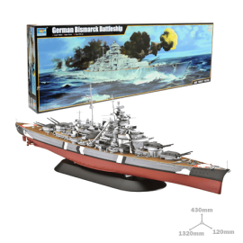 Maqueta Bismarck 1941 Bismark (Upgrade Set available separately see item TU06627) 