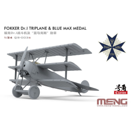 Maqueta Fokker Dr.I Triplane&Blue Max Medal(Lim.Edit,inc.one colle-class replic o.BlueMa