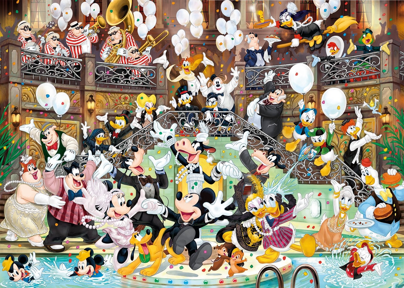 Puzzle 1000 Disney 100 Aniversario Villanos De CLEMENTONI