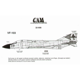 F-4J Phantom 157299 VF-103 Sluggers AC/206 USS Saratoga