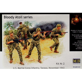 Figuras ′Bloody Atol′ U.S. Marine Corps Infantry Tarawa 1943