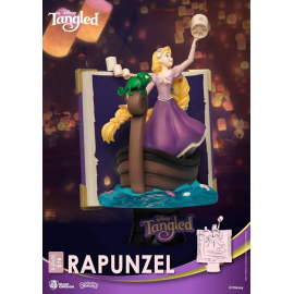 Disney diorama PVC D-Stage Story Book Series Rapunzel Nueva versión 15 cm