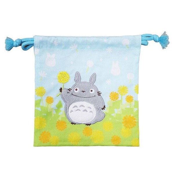 Marushin Mi Vecino Totoro Duffel Bag Totoro con Flores 20 x