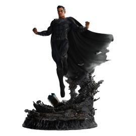 Estatua de la Liga de la Justicia de Zack Snyder 1/4 Traje negro de Superman 65 cm