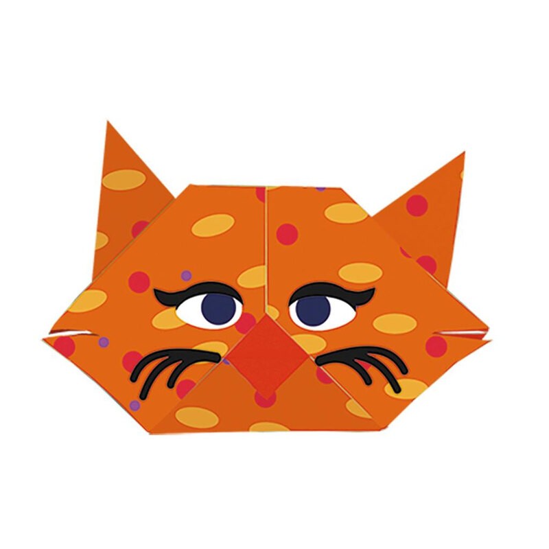 Cat Kids Origami Kit Fridolin New