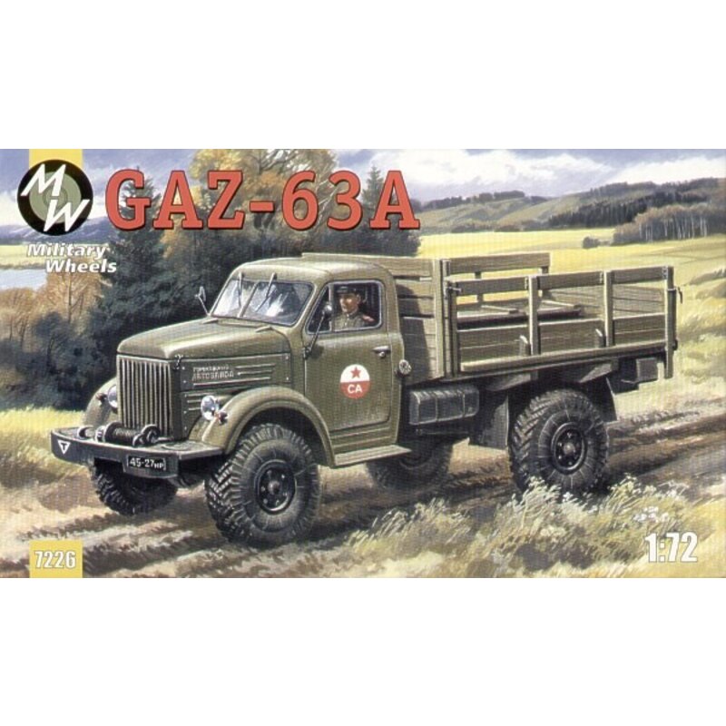 GAZ-63A open back lorry