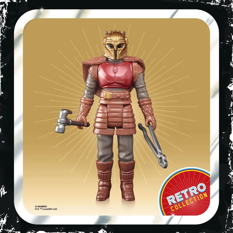 Figura de acción de Star Wars The Mandalorian Retro Collection 2022 The Armorer 10 cm