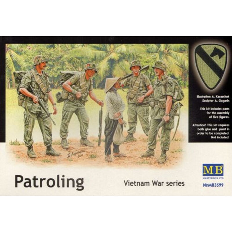 Figuras históricas Patroling. Vietnam War Series