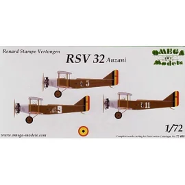 RSV-32 Anzani. Decals Belgium 5 9 and 11