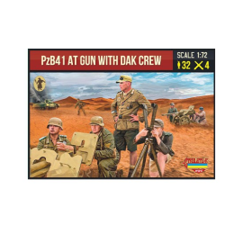 Figuras AT Gun PzB41 con DAK Crew