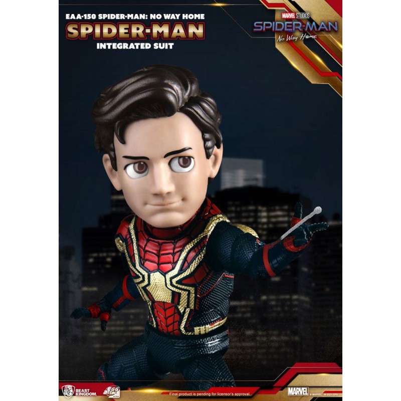 SHF-figura de acción de Spiderman para niños, modelo articulado de Spiderman,  versión lejos de casa