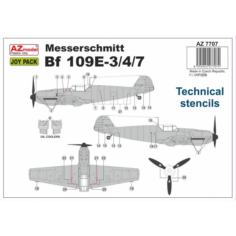 MAQUETA AVIÓN BF109E-3