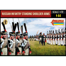 Figuras Armas de hombro de pie de infantería rusa